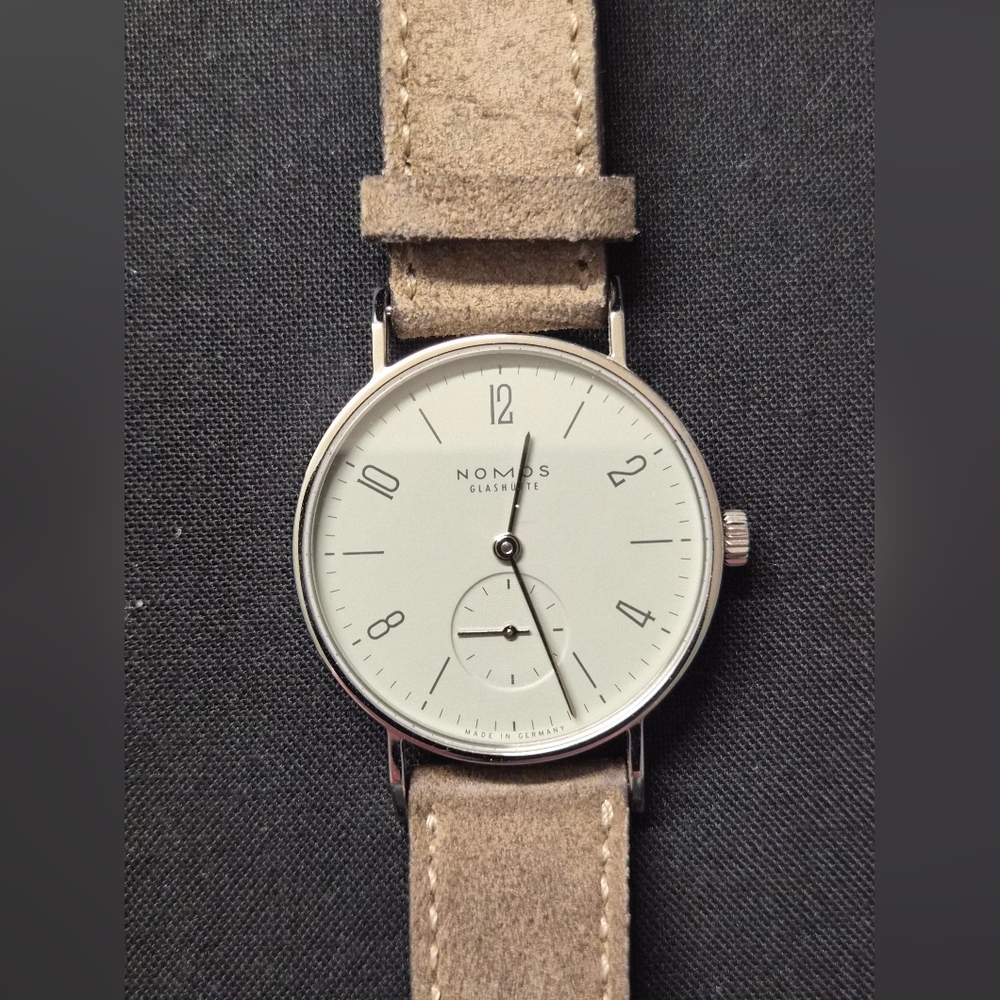 NOMOS Tangente 33 Gray Ref. 125.2 W/ All Accessories And Documents
